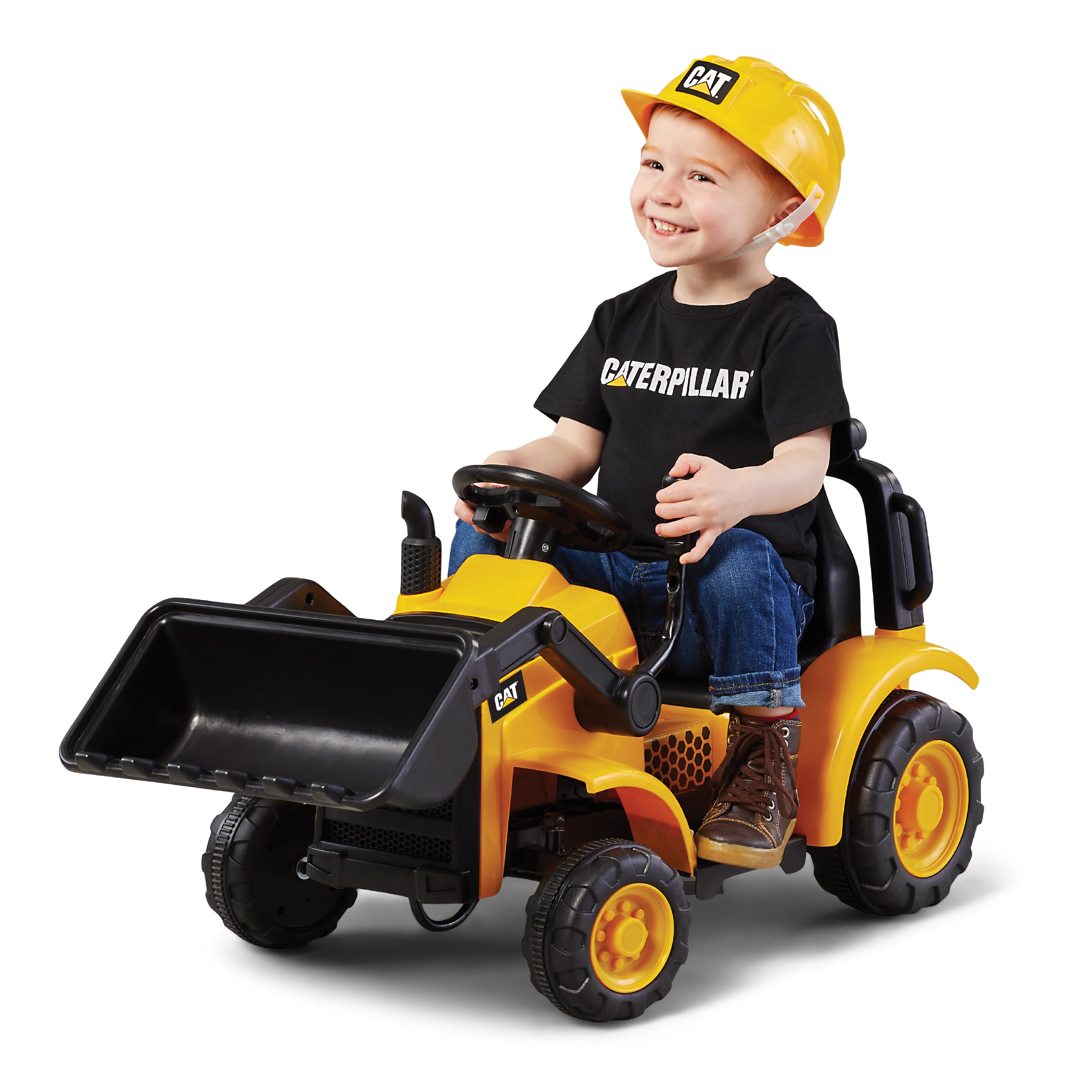 Amazon.com: Kid Trax 6V CAT Frontloader Ride-On Toy for Kids, Ages